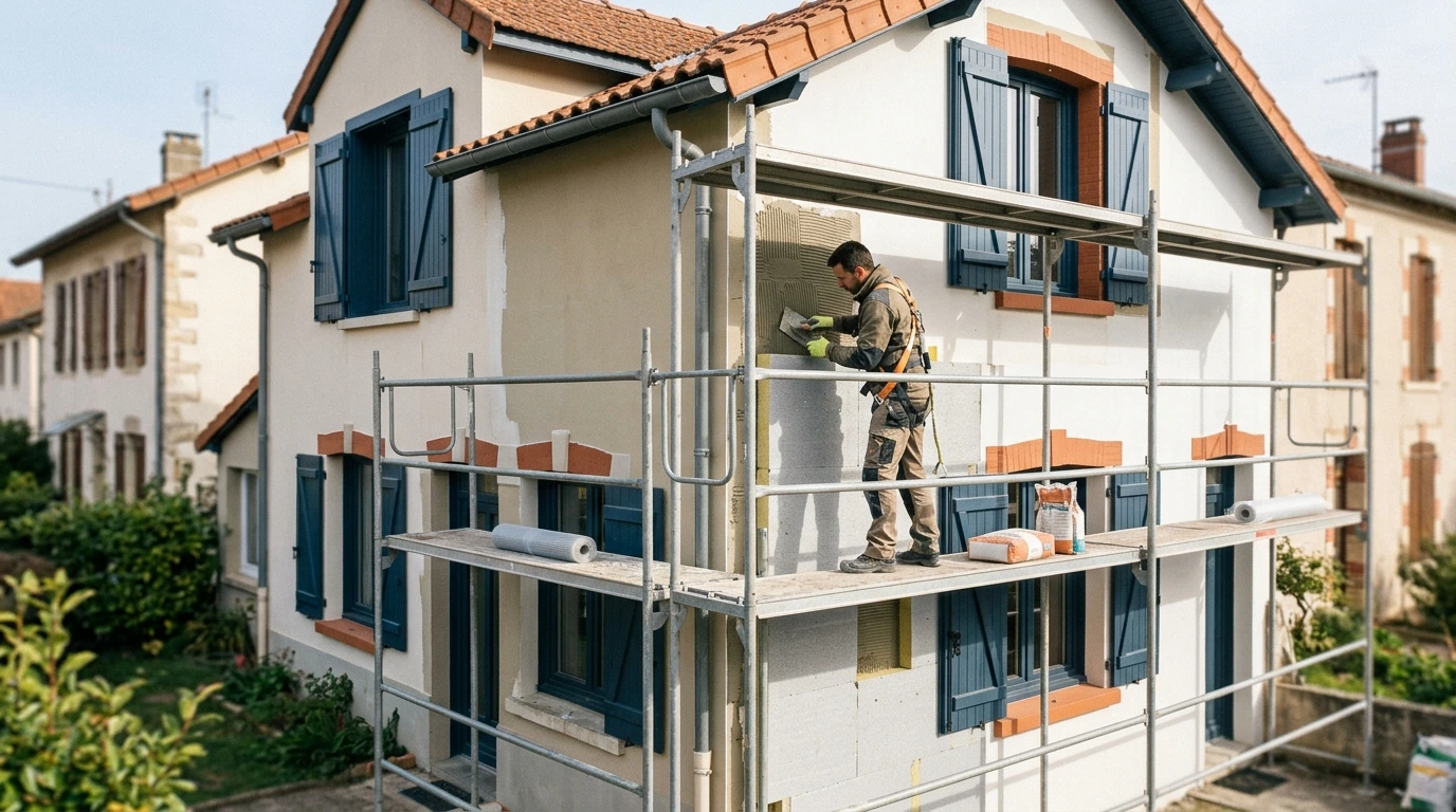 Rénovation énergétique d'une maison individuelle