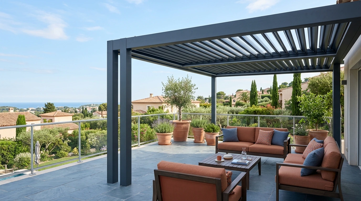 Pergola bioclimatique