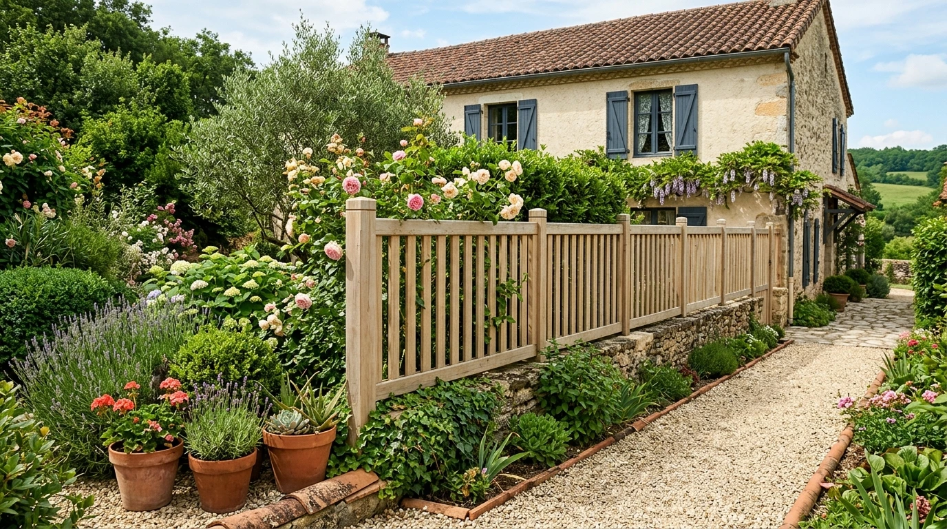 Clôture de jardin