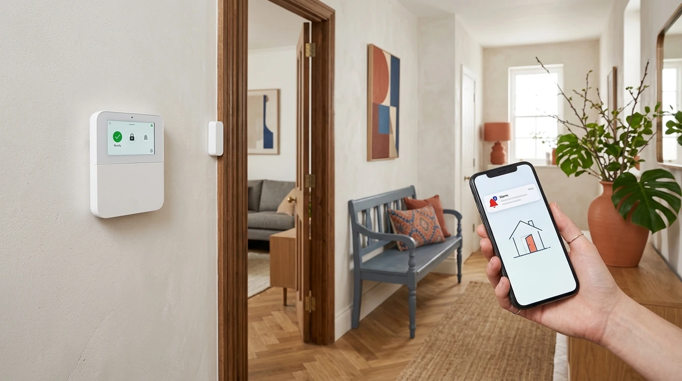Alarme de maison connectée