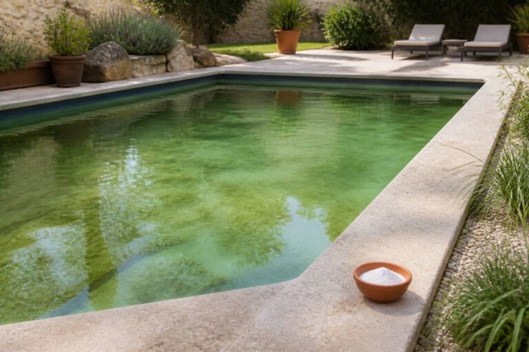 Eau de piscine verte : les astuces naturelles de nos grand-mères pour la retrouver claire